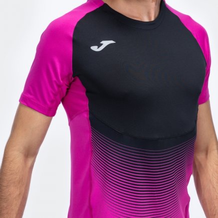 Футболка Joma Elite VI 100949.501 колір: фуксія/чорний