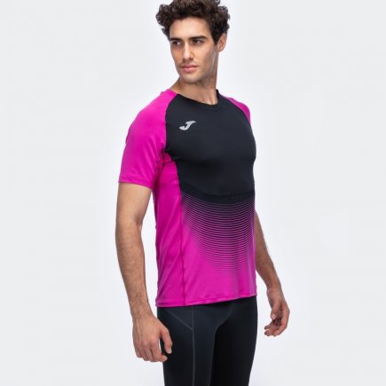 Футболка Joma Elite VI 100949.501 колір: фуксія/чорний