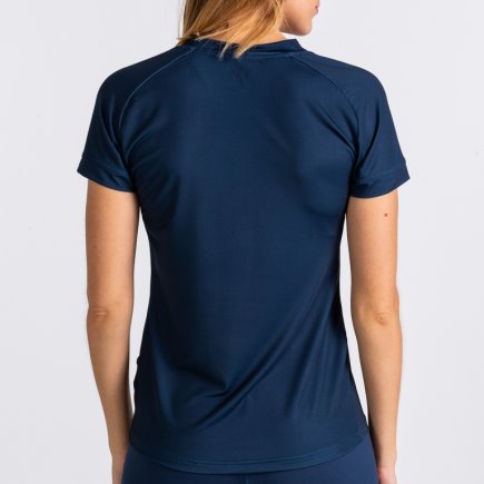 Футболка жіноча Joma Olimpia 900933.341 колір: темно-синій/жовтий