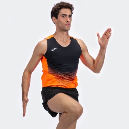 Майка Joma T-SHIRT ELITE VI ORANGE-BLACK SLEEVELESS 100950.051