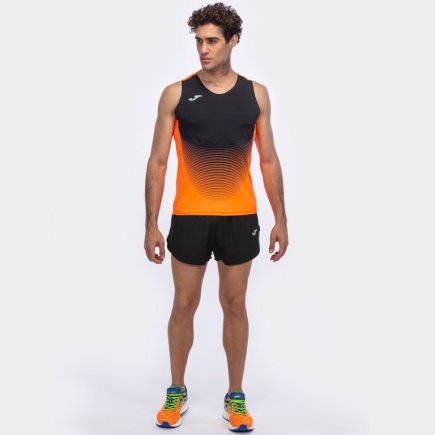 Майка Joma T-SHIRT ELITE VI ORANGE-BLACK SLEEVELESS 100950.051