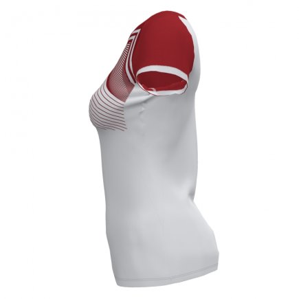 Футболка жіноча Joma SUPERNOVA II T-SHIRT 901066.206 колір: білий/червоний