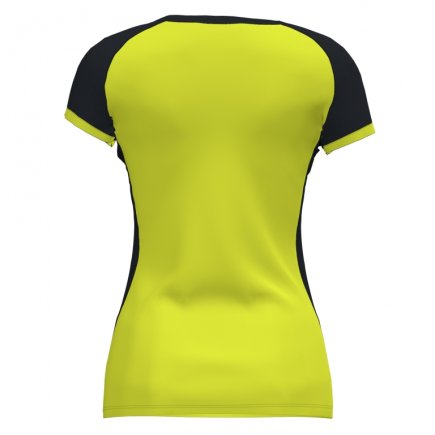 Футболка жіноча Joma SUPERNOVA II T-SHIRT 901066.061 колір: жовтий/чорний