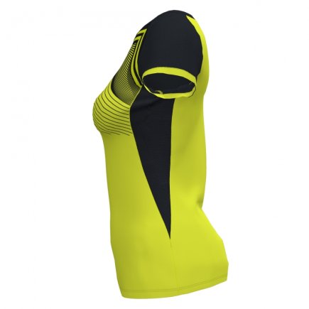 Футболка жіноча Joma SUPERNOVA II T-SHIRT 901066.061 колір: жовтий/чорний