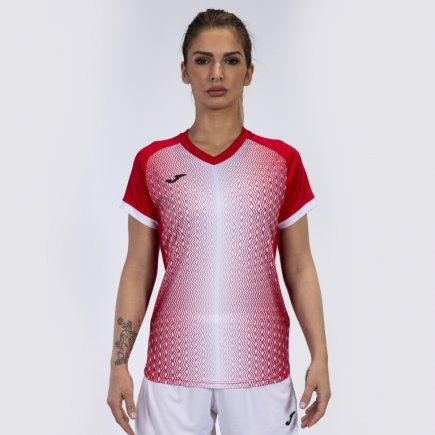 Футболка жіноча Joma SUPERNOVA 900890.602 колір: червоний/білий