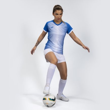 Футболка женская Joma SUPERNOVA 900890.702 цвет: голубой/белый