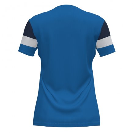 Футболка женская Joma CREW IV WOMAN 901039.703 цвет: голубой/темно-синий/белый