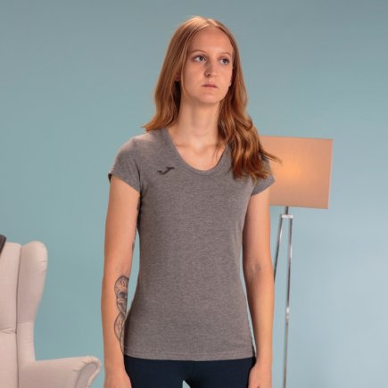 Футболка жіноча Joma COMBI COTTON 901137.280 колір: сірий