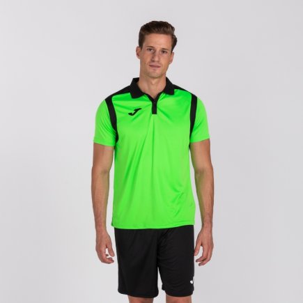 Поло Joma Champion V 101265.021 цвет: зеленый/черный