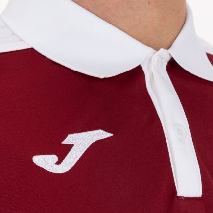 Поло Joma Champion V 101265.672 цвет: бордовый/белый
