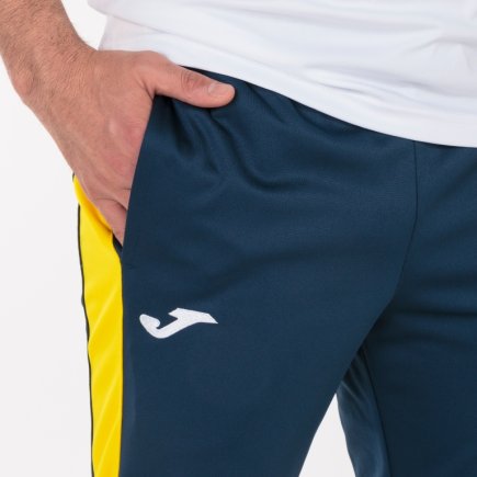 Спортивні штани Joma Champion IV 100761.309 колір: темно-синій/жовтий
