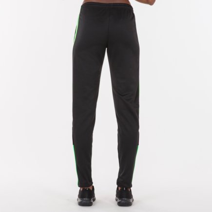 Спортивні штани жіночі Joma CHAMPION IV WOMAN 900450.117 колір: чорний/зелений