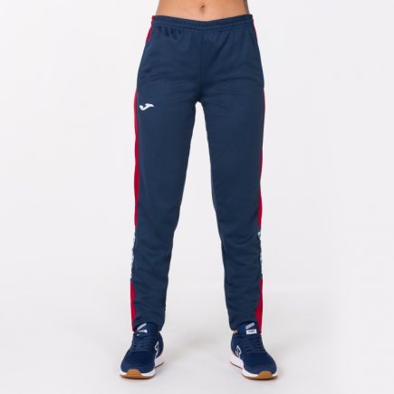 Спортивні штани жіночі Joma CHAMPION IV WOMAN 900450.306 колір: темно-синій/червоний