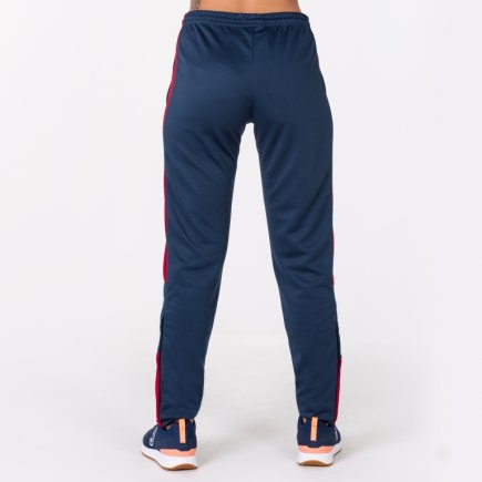 Спортивні штани жіночі Joma CHAMPION IV WOMAN 900450.306 колір: темно-синій/червоний