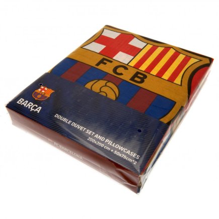 Постельный двуспальный набор Barcelona FC