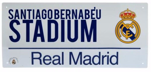 Табличка-знак уличный Реал Мадрид Real Madrid F.C.