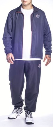 Спортивный костюм Lotto DEVIN V SUIT CUFF DB S8727 цвет: серый