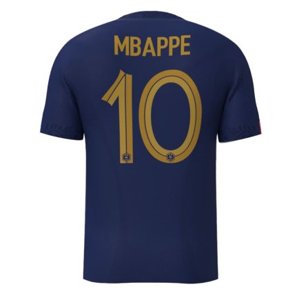 Футбольная форма сборная Франции Мбаппе 10 Чемпионат Мира 2022 (Mbappe 10 World Cup 2022) игровая/повседневная 10222904 цвет: темно-синий