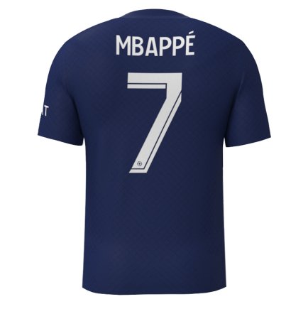 Новая Футбольная форма ПСЖ Мбаппе 7 (PSG Mbappe 7) 2022-2023 игровая/повседневная 10223412 цвет: темно-синий