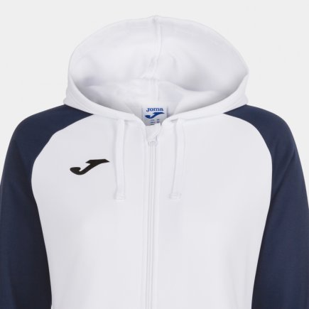 Спортивна кофта Joma Academy IV 901336.203 жіноча колір: білий/темно-синій