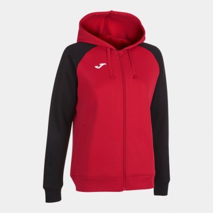 Спортивна кофта Joma Academy IV 901336.601 жіноча колір: червоний/чорний