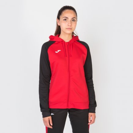 Спортивна кофта Joma Academy IV 901336.601 жіноча колір: червоний/чорний