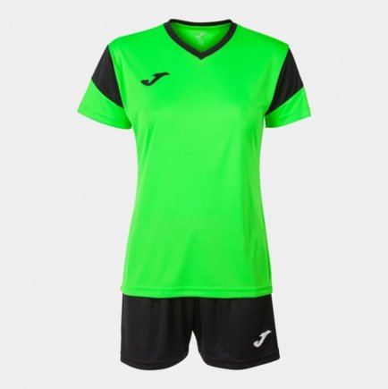 Футбольна форма Joma Academy V SET PHOENIX 901709.021 жіноча колір: салатовий/чорний