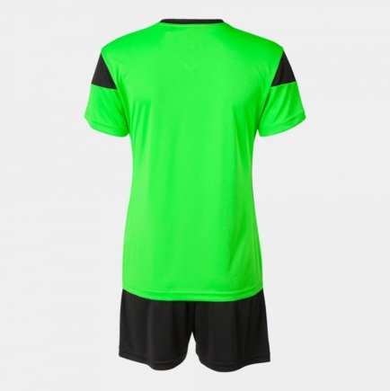 Футбольна форма Joma Academy V SET PHOENIX 901709.021 жіноча колір: салатовий/чорний