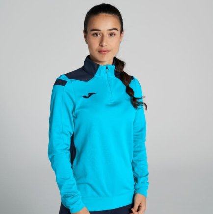 Спортивная кофта Joma CHAMPIONSHIP VI 901268.013 женская цвет: голубой/темно-синий
