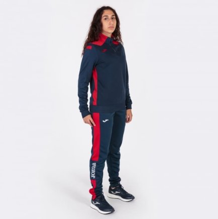 Спортивна кофта Joma CHAMPIONSHIP VI 901268.336 жіноча колір: темно-синій/червоний