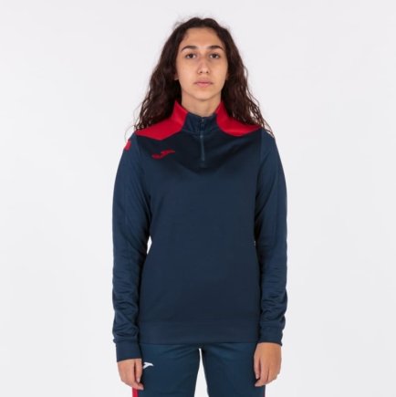Спортивна кофта Joma CHAMPIONSHIP VI 901268.336 жіноча колір: темно-синій/червоний