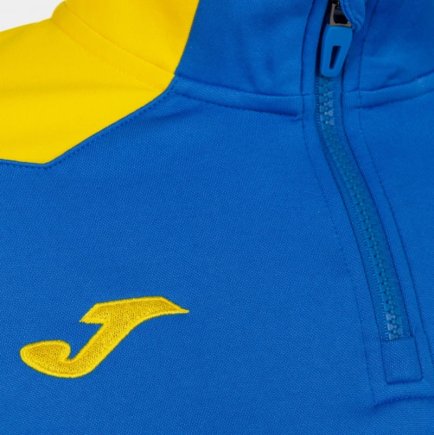 Спортивна кофта Joma CHAMPIONSHIP VI 901268.709 жіноча колір: блакитний/жовтий