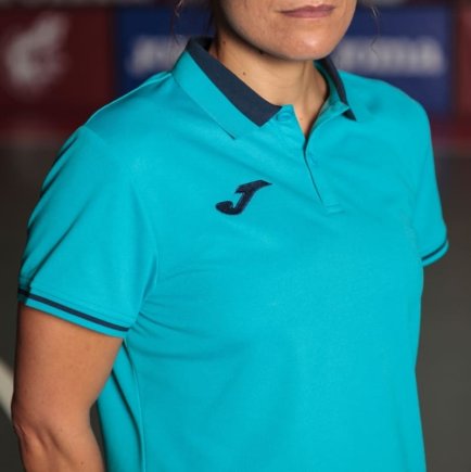 Поло женская Joma CHAMPIONSHIP VI 901272.013 цвет: голубой/темно-синий