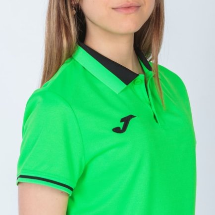 Поло жіноча Joma CHAMPIONSHIP VI 901272.021 колір: салатовий/чорний