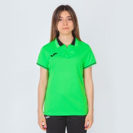 Поло жіноча Joma CHAMPIONSHIP VI 901272.021 колір: салатовий/чорний