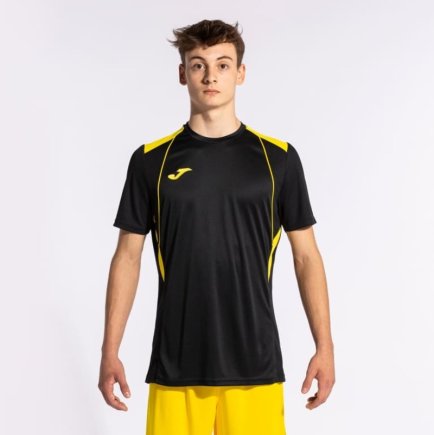 Футболка ігрова Joma Championship VII 103081.109 колір: чорний/жовтий