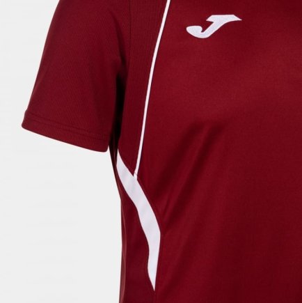 Футболка ігрова Joma Championship VII 103081.672 колір: бордовий/білий