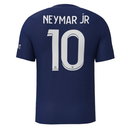 Футболка ПСЖ Неймар 10 (PSG Neymar Jr 10) 2022-2023 игровая/повседневная 10224012 цвет: темно-синий