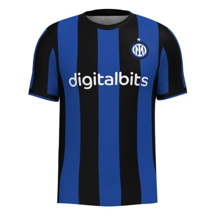 Нова Футболка Inter Milan (Інтер) 2022-2023 ігрова/повсякденна 10225304 колiр: синій