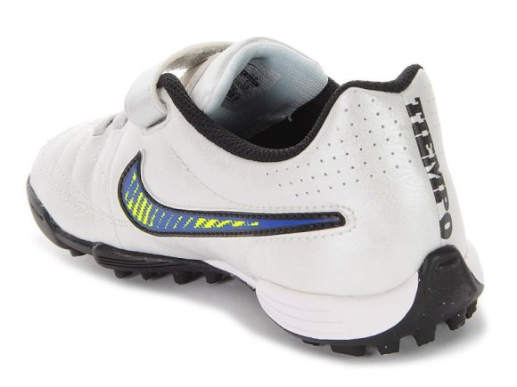 Сороконожки Nike JR Tiempo V4 TF 658104-174 детские цвет: белый (официальная гарантия)
