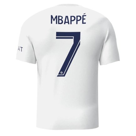 Футбольная форма ПСЖ Мбаппе 7 (PSG Mbappe 7) 2022-2023 игровая/повседневная 10227210 цвет: белый