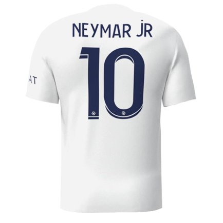 Футболка ПСЖ Неймар 10 (PSG Neymar Jr 10) 2022-2023 игровая/повседневная 10227610 цвет: белый