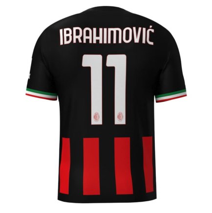 Футбольная форма Милан Златан Ибрагимович 11 (Milan Ibrahimovic 11) 2022-2023 игровая/повседневная 10229802 цвет: красный