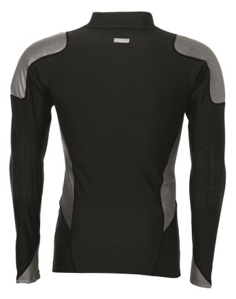 Термобелье Uhlsport PROTECTION Underwear long-sleeved 100205601 для вратаря с длинным рукавом Цвет: черно-серебристый
