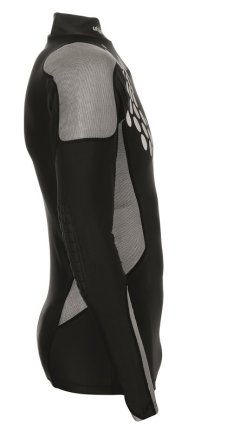 Термобелье Uhlsport PROTECTION Underwear long-sleeved 100205601 для вратаря с длинным рукавом Цвет: черно-серебристый