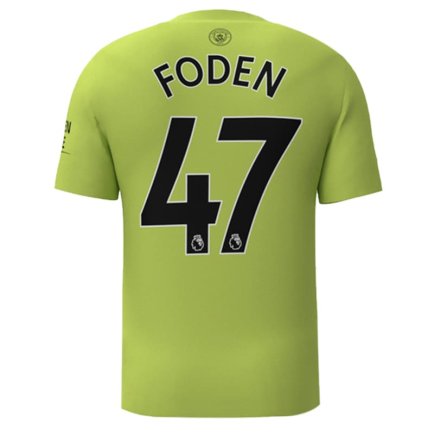 Футболка Манчестер Сити Фоден 47 (Manchester City Foden 47) 2022-2023 игровая/повседневная 11222207 цвет: зеленый