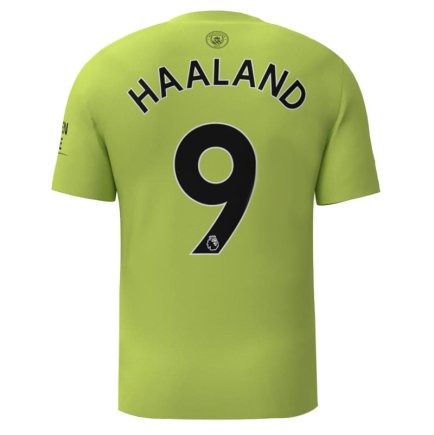 Футбольная форма Манчестер Сити Холанд 9 (Manchester City Haaland 9) 2022-2023 игровая/повседневная 11222307 цвет: зеленый