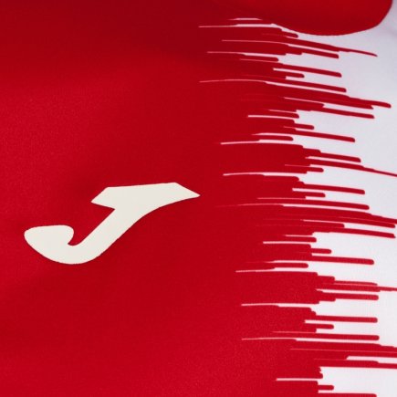 Футболка игровая Joma PERFORMANCE CORTA CITY II 103240.602 цвет: красный/белый