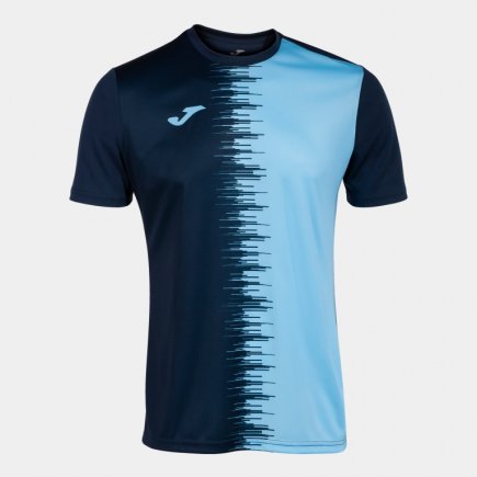 Футболка игровая Joma PERFORMANCE CORTA CITY II 103240.312 цвет: темно-синий/голубой