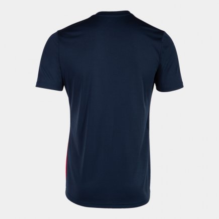Футболка игровая Joma PERFORMANCE CORTA CITY II 103240.336 цвет: темно-синий/красный